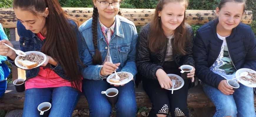 Экскурсия на базу партизанского отряда