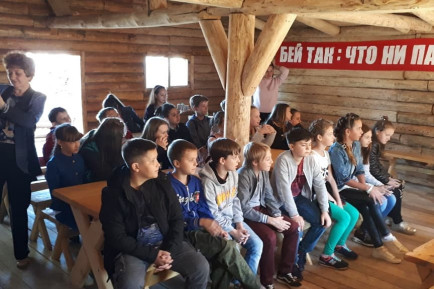 Экскурсия на базу партизанского отряда