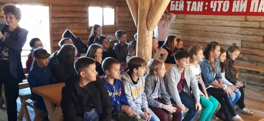 Экскурсия на базу партизанского отряда