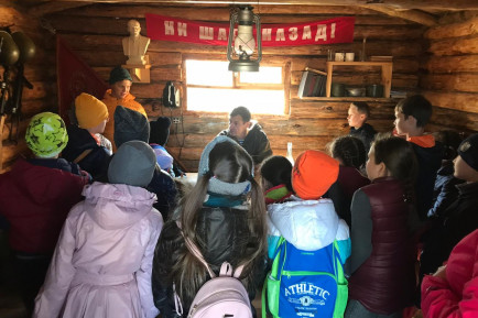 Экскурсия на базу партизанского отряда